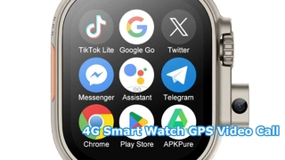 4G Smart Watch GPS Video Call Portable Streaming YouTube GPS Tracking Device