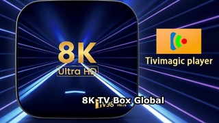Strong 8K Streaming TV Box TiviMagic Player Global Channels Wholesale