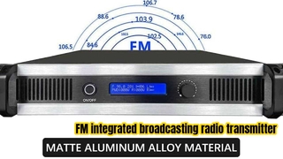 300W FM Integrated Broadcasting Radio Transmitter for Reliable Communication