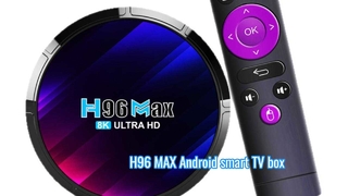 H96MAX Android Smart TV Box, 4K Ultra HD Media Player, Dual-Band WiFi, Bluetooth Streaming
