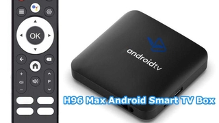 H96 Max Android 14 Smart TV Box Quad Core 4K UHD Dual Band WiFi With Voice Remote Control