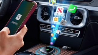 Mini Wireless CarPlay Adapter Convert Wired to Wireless for iPhone