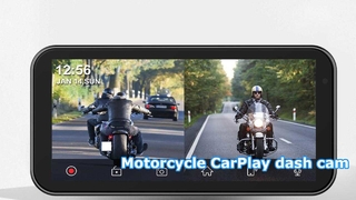 6.25-inch motorcycle CarPlay dashcam/CarPlay DVR multimedia player