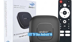 Voda Custom Wholesale OTT TV Box Android 14 Dual WiFi HDR 8K Streaming Player
