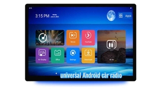 13.5 inch universal Android car radio headrest display, IPS touchscreen rear seat entertainment TV