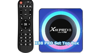 X88 PRO Android13 8K Ultra HD Set Top Box with Tivimate IPTV Player